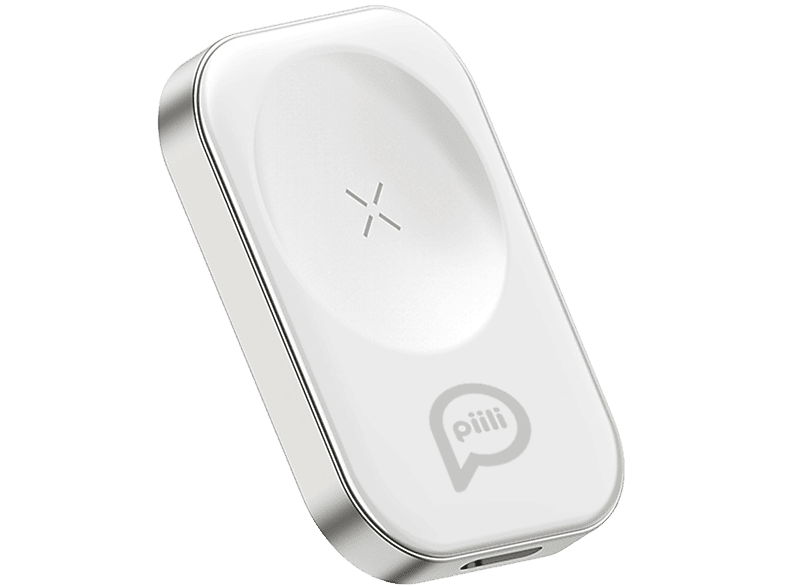 PIILI Watch ve Airpods Manyetik Şarj Cihazı Beyaz_0