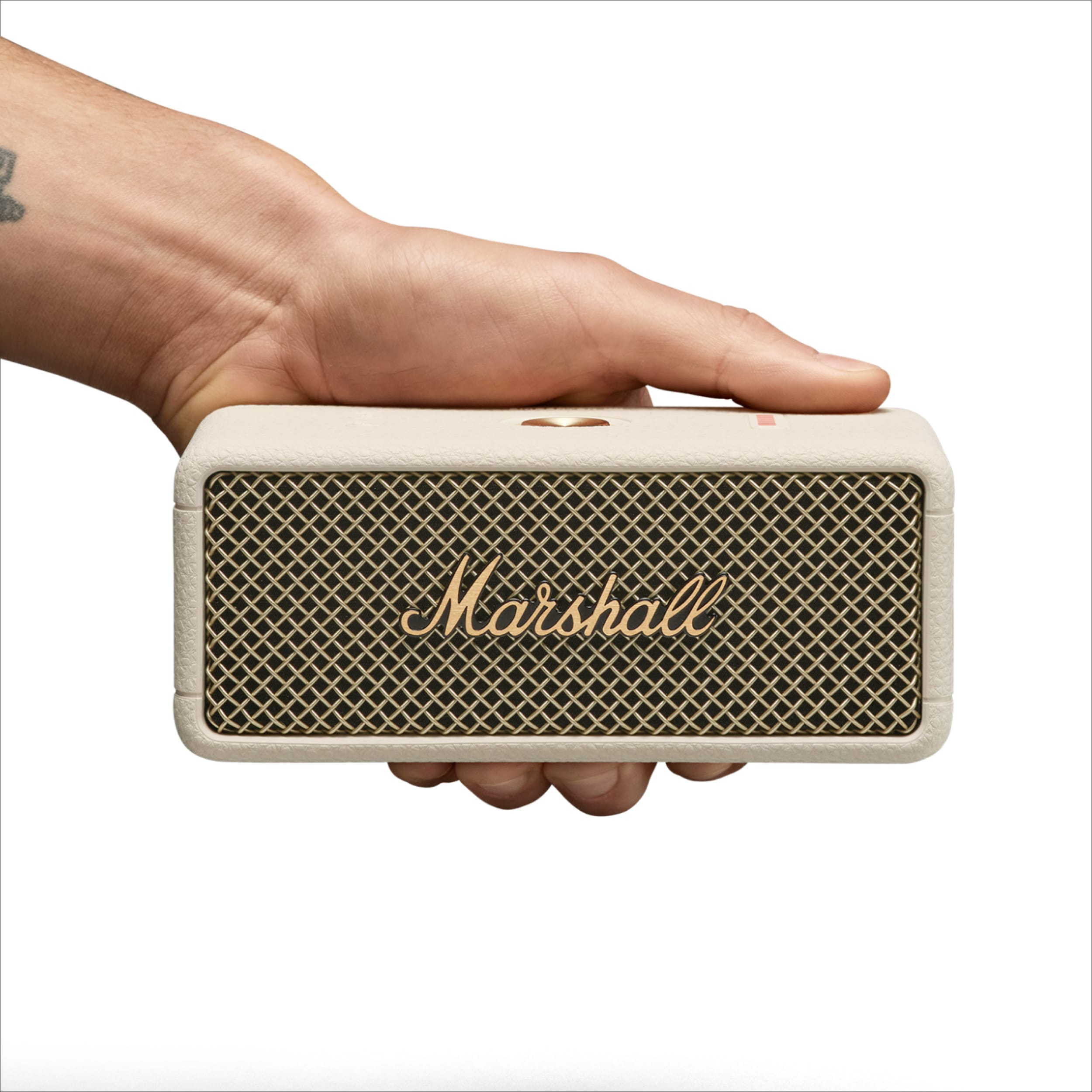 Marshall Emberton III ホワイト Marshall Emberton III Portable Bluetooth Speaker, Cream
