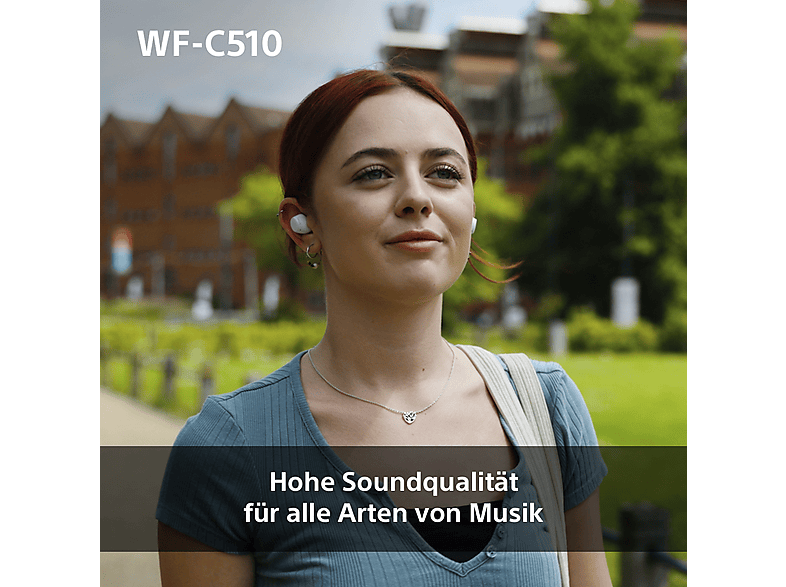 Sony WF-C510 - hohe Soundqualität, Schnellladefunktion, 22h Akkulaufzeit, Bluetooth Multipoint Connection, Ambient Sound-Modus, Spotify Tap, IPX4 - Schwarz; True Wireless Kopfhörer — Foto 3 von 5