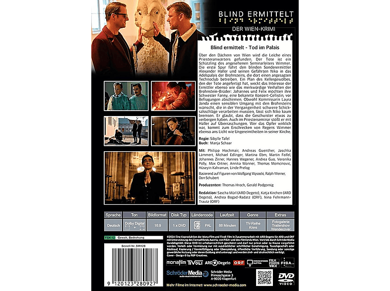 Thumbnail - Blind ermittelt: Tod im Palais (Folge 11) DVD