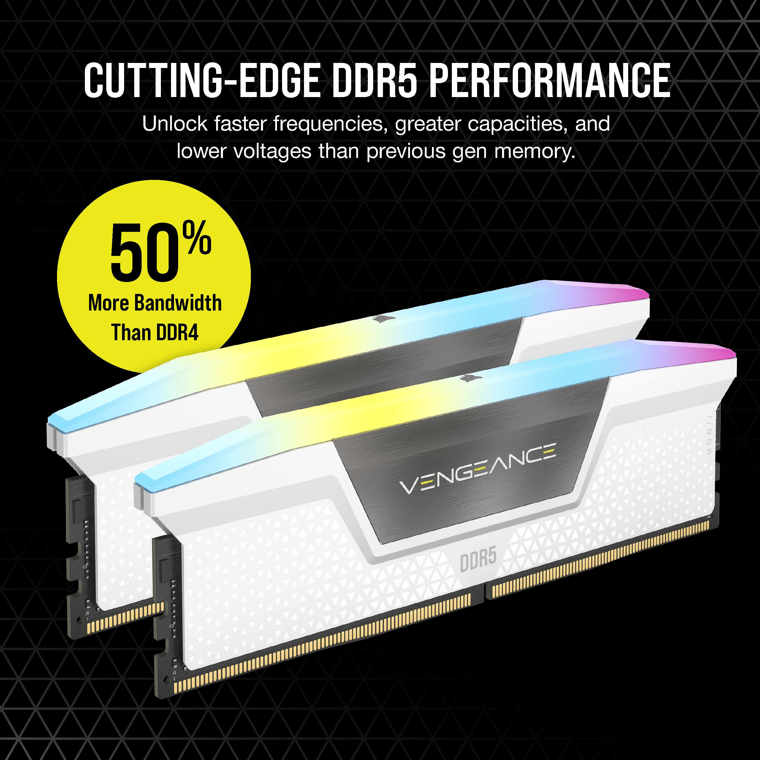 CORSAIR VENGEANCE RGB Arbeitsspeicher 32 GB DDR5