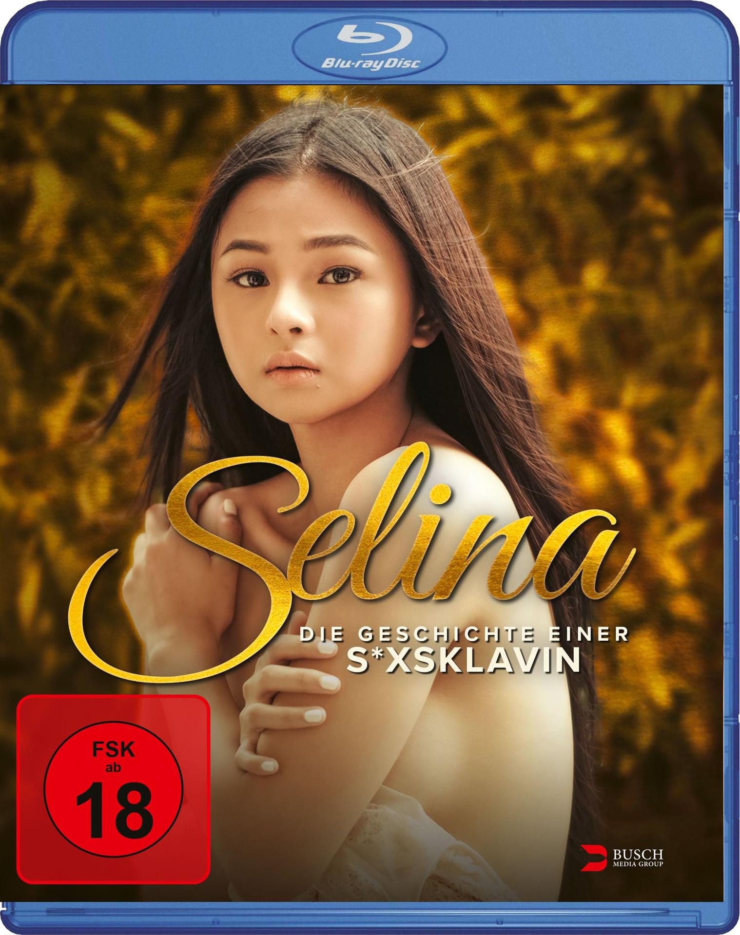 Blu-ray-Cover eines Films, das Gesicht einer Frau auf dem Cover, mit goldener Schrift.