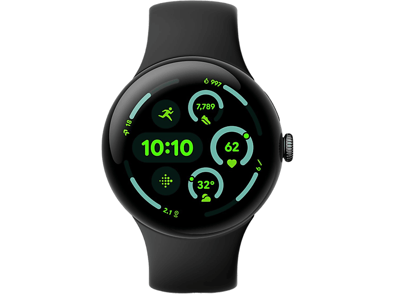 Google Smartwatch Pixel Watch 3 45mm Noir (ga05785-de)