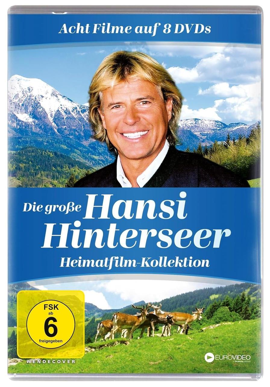 DVD-Cover mit einem Mann vor Bergen und einer Hirschherde.