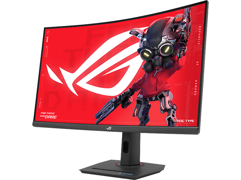 ASUS ROG Strix XG32WCMS 32 Zoll Gaming Monitor, QHD, 1 ms Reaktionszeit, 400 cd/m², 280 Hz, Schwarz — Foto 3 von 5