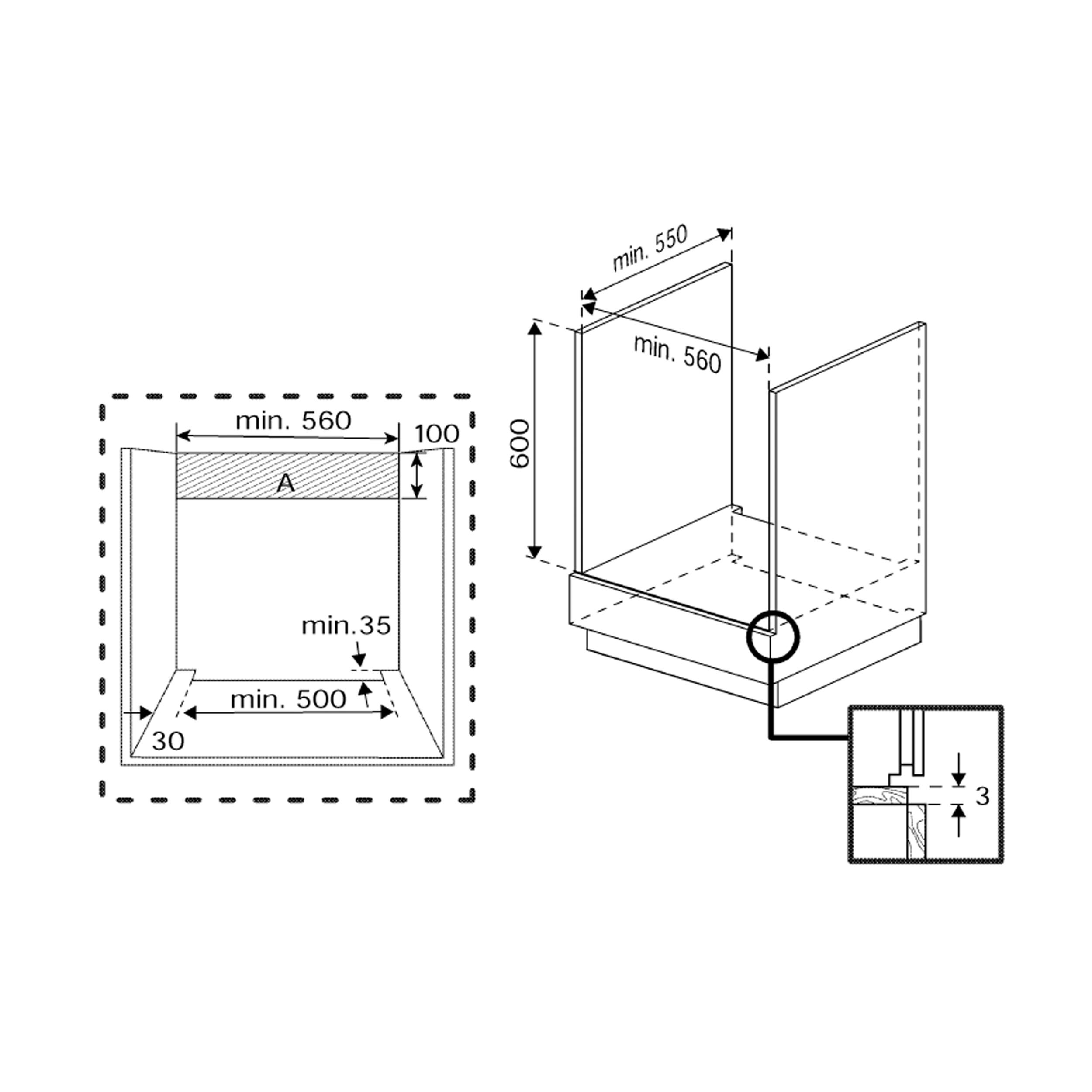 BEKO BBIS12301XE, Backofen (Einbaugerät, 72 l, 594 mm breit), Dampfgarfunktion