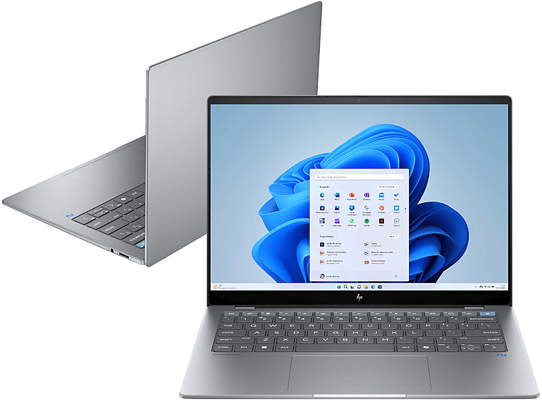 Laptop HP OmniBook X 14-fe0019nw, Copilot+ PC, 2.2K Dotykowy Snapdragon Elite/16GB/512GB SSD/INT/Win11H Srebrny