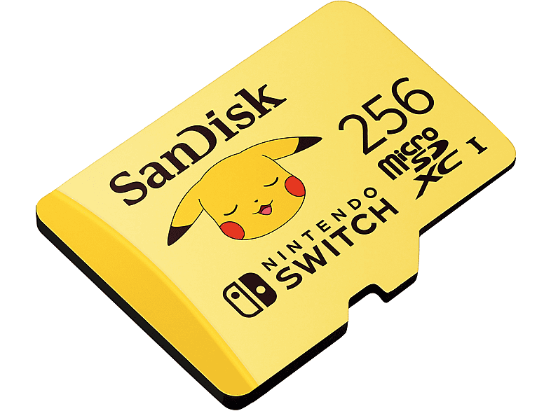 Thumbnail - SANDISK Pokémon™ Pikachu microSD™-Karte 256 GB, Flash-Speicherkarte, Gelb
