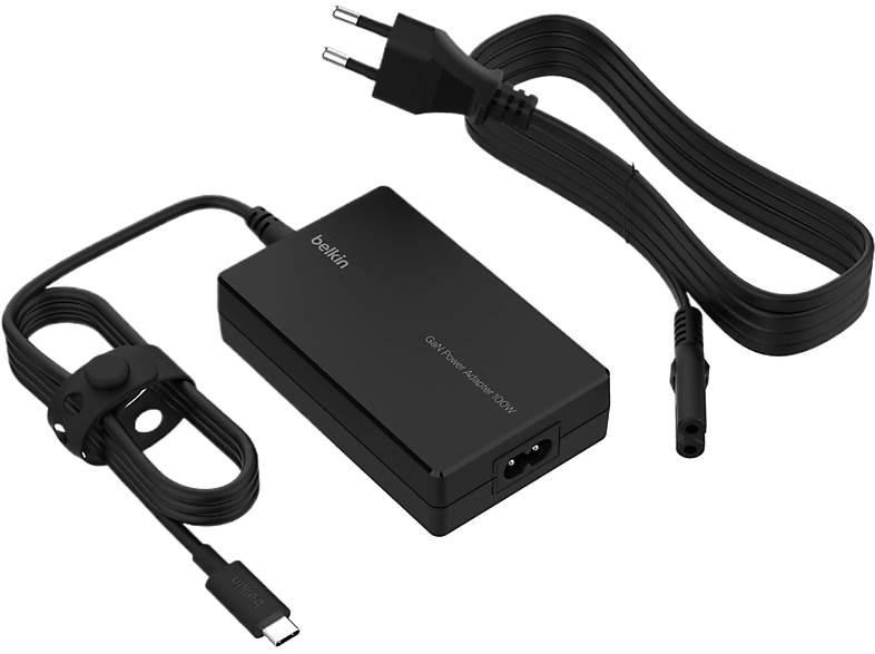Belkin Chargeur Mural USB-C GaN 100W avec câble