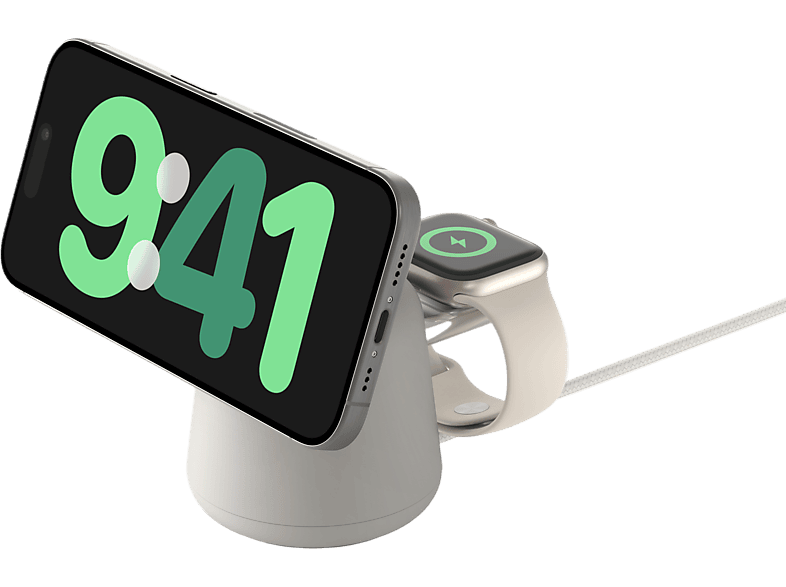 Belkin BoostCharge Pro 2-in-1 Draadloze Oplader met MagSafe