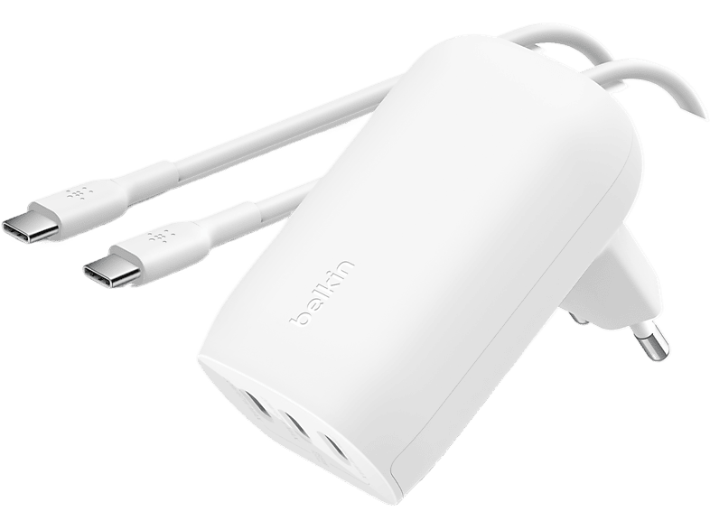 Belkin Netadapter Boostcharge 3-port 67w Usb-c Pps Wit (wcc002vfwh)