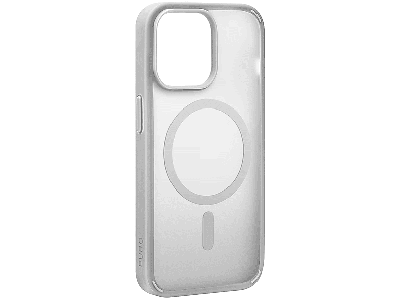 Puro Cover Iphone 15 Pro Max, Cover per iPhone Max,Argento