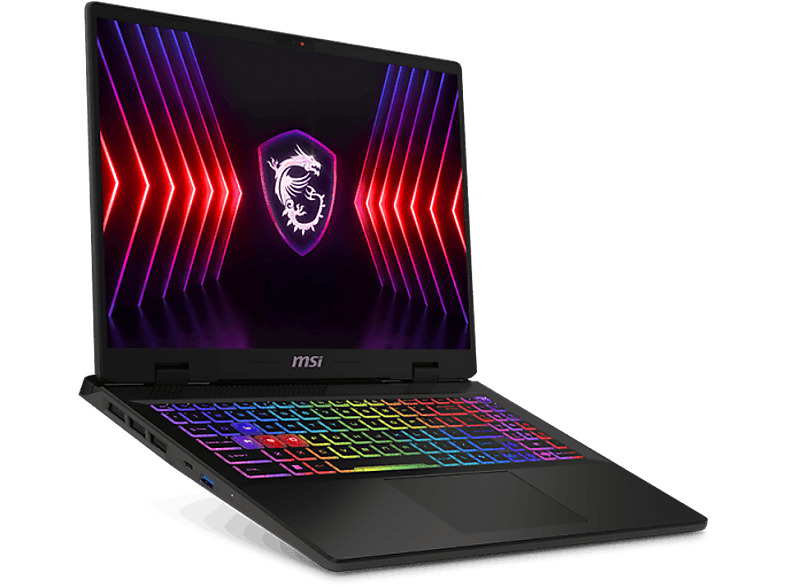 MSI Sword 16 HX B13VEKG 9S7-15P214-635 Szürke Gamer laptop (16" WUXGA/Core i7/8GB/512 GB SSD/RTX4050 6GB/NoOS)