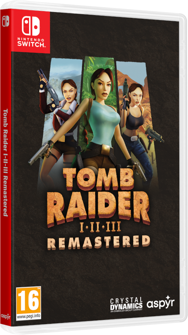 Tomb Raider I-III Remastered Starring Lara Croft (Nintendo Switch)
