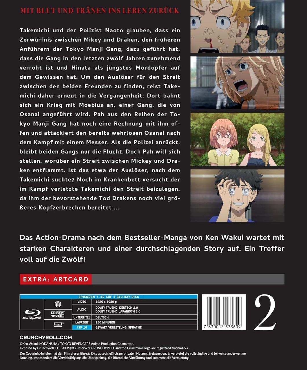 Tokyo Revengers - Staffel 1 - Vol.2 Blu-ray