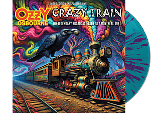 Ozzy Osbourne - Crazy Train (Limited Numbered Edition) (Aqua & Purple Splatter Vinyl) (Vinyl LP (nagylemez))