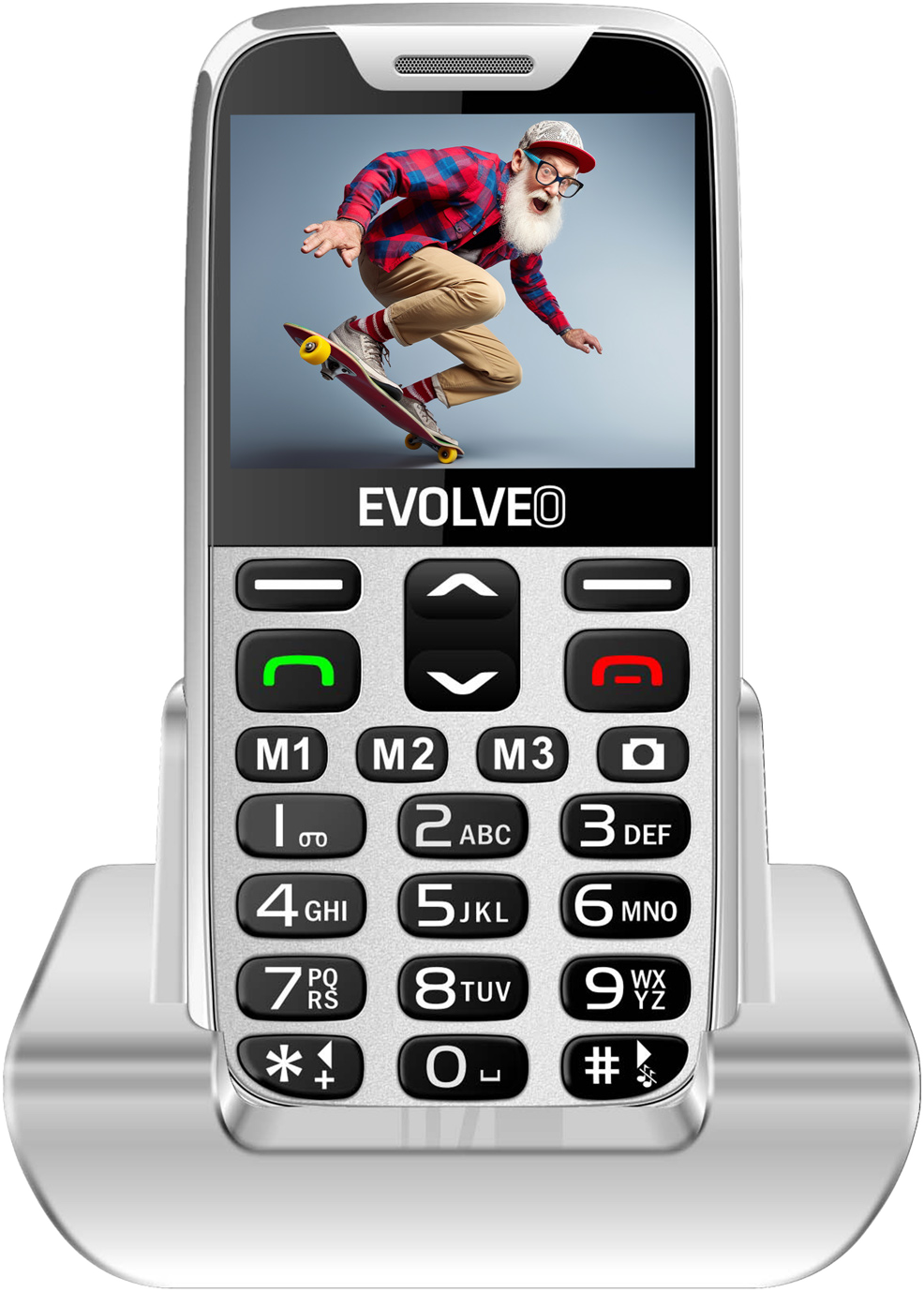 EVOLVEO EASYPHONE XR (EP601) Fehér Kártyafüggetlen Mobiltelefon