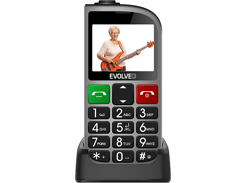 EVOLVEO EASYPHONE FL (EP801) DualSIM Ezüst Kártyafüggetlen Mobiltelefon