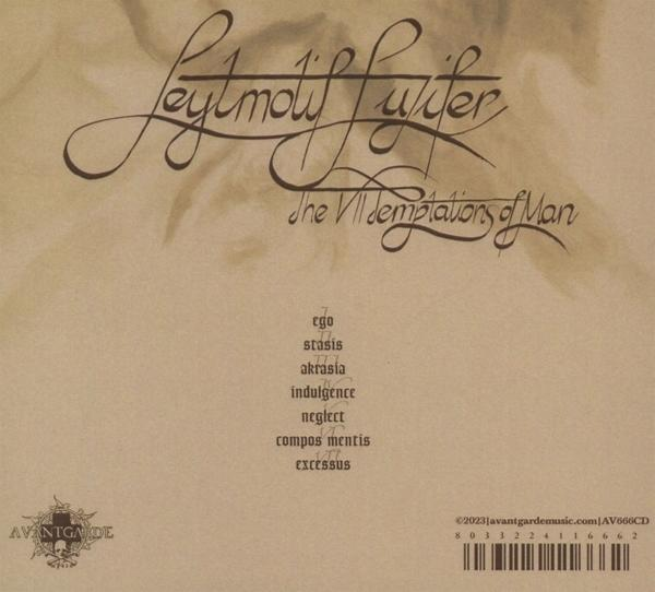 Albumcover mit Songtiteln und dem Bandnamen in stilisierter Schrift.
