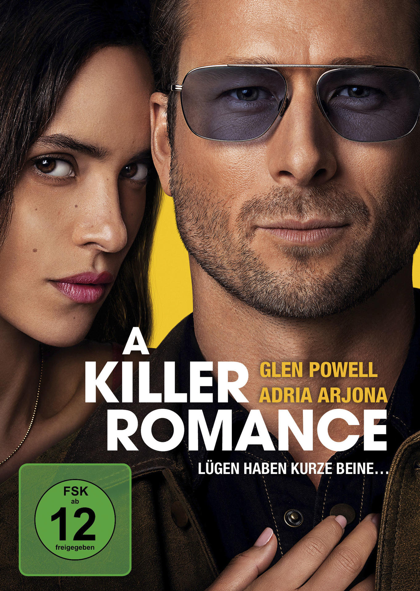 Filmcover: Mann und Frau Nahaufnahme, Titel 'A Killer Romance'.