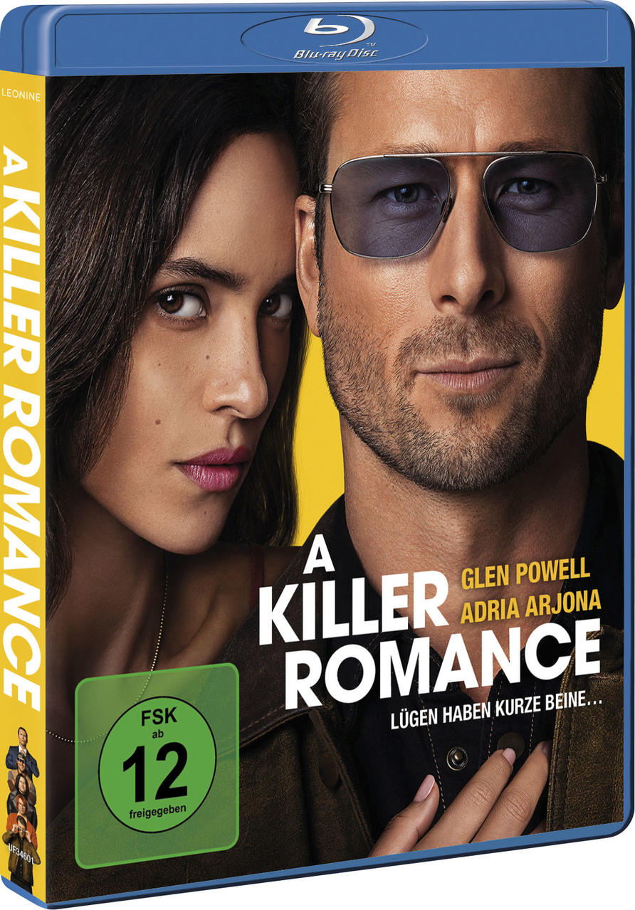 Filmcover von 'A Killer Romance' Blu-ray. Enthält zwei Personen in Nahaufnahme.