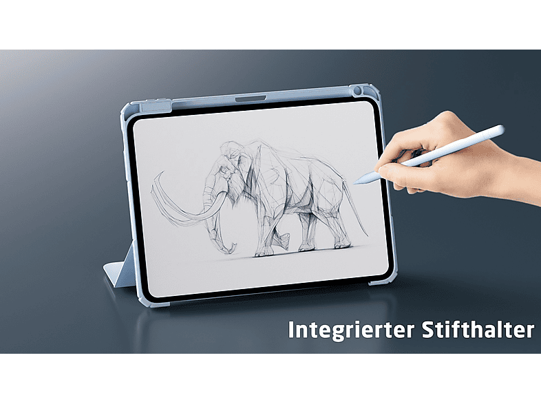 Thumbnail - ISY ICT-2003-BL, Flip Cover, Apple, iPad 10.9" (10th Gen) & 11" A16 (2025), Blau