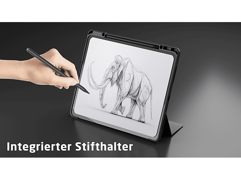 Thumbnail - ISY ICT-2004-BK, Bookcover, Apple, iPad Pro 11" (2., 3., 4. Generation), Schwarz