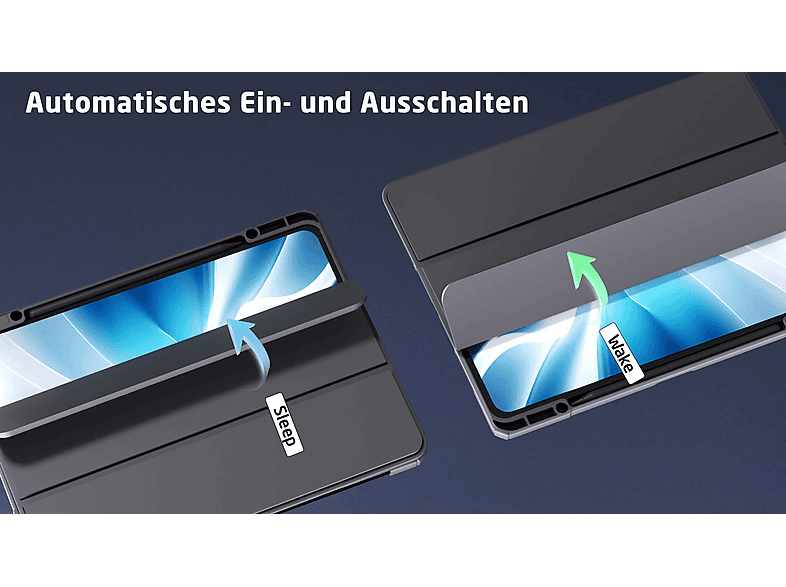 Thumbnail - ISY ICT-2004-BK, Bookcover, Apple, iPad Pro 11" (2., 3., 4. Generation), Schwarz