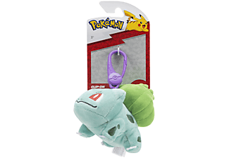 JAZWARES Pokémon kulcstartós plüssfigura, Bulbasaur, 7 cm (PKW0122)