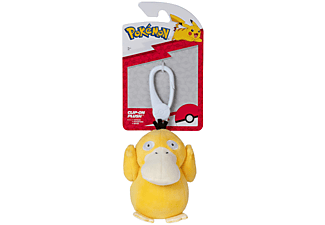 JAZWARES Pokémon kulcstartós plüssfigura, Psyduck, 7 cm (PKW3068)