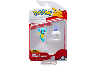 JAZWARES Pokémon figura csomag, Litwick és Horsea, 5 cm (PKW3008)