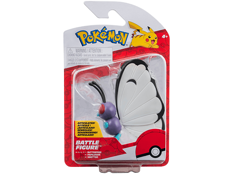 JAZWARES Pokémon Mini figura csomag, Butterfree, 5 cm (PKW3579)