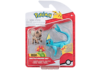 JAZWARES Pokémon 3 db-os figura csomag -  Rockruff, Bellossom, Vaporeon (PKW3048)