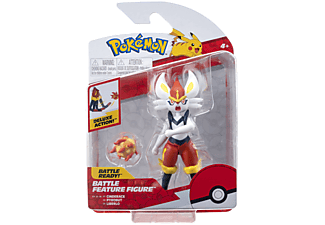 JAZWARES Pokémon figura, Cinderace, 11 cm (PKW0164)