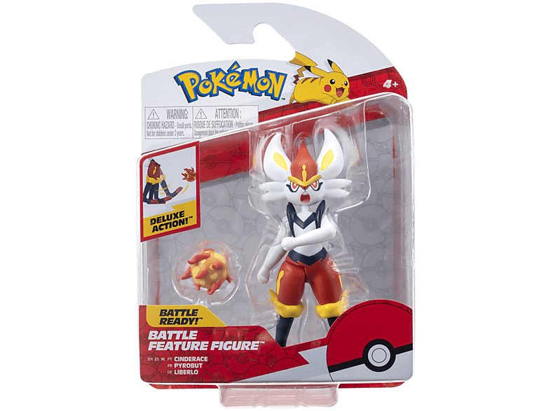 JAZWARES Pokémon figura, Cinderace, 11 cm (PKW0164)