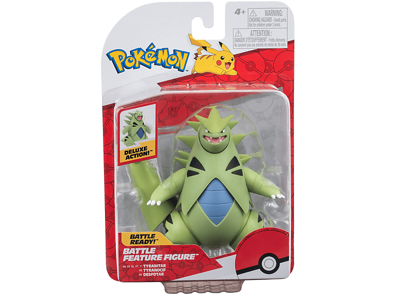 JAZWARES Pokémon figura, Tyranitar, 11 cm (PKW3040)