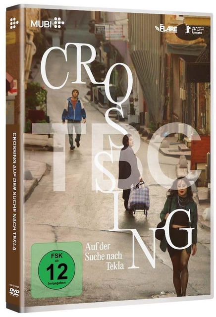 DVD-Cover des Films 'Crossing' mit Menschen auf einer Straße, Titel in großen Buchstaben.