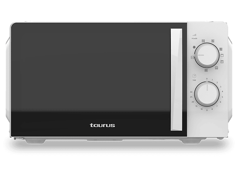 REACONDICIONADO Seminuevo Muy bueno Microondas con grill - Taurus Ready Grill Ver.IV, 700W, 6 Niveles de Potencia, 20l, Descongelación, Puerta Cristal