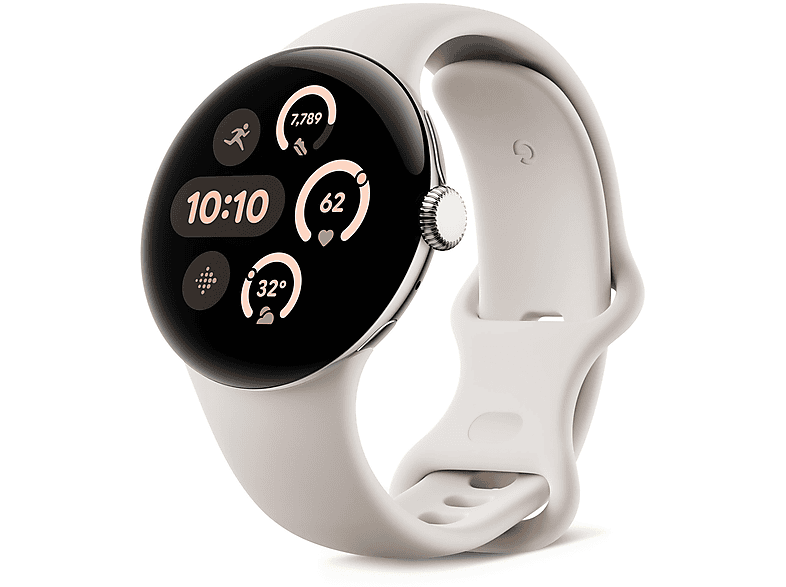 SMARTWATCH GOOGLE Pixel Watch 3 41mm Wifi, SILVER/PORCELAIN