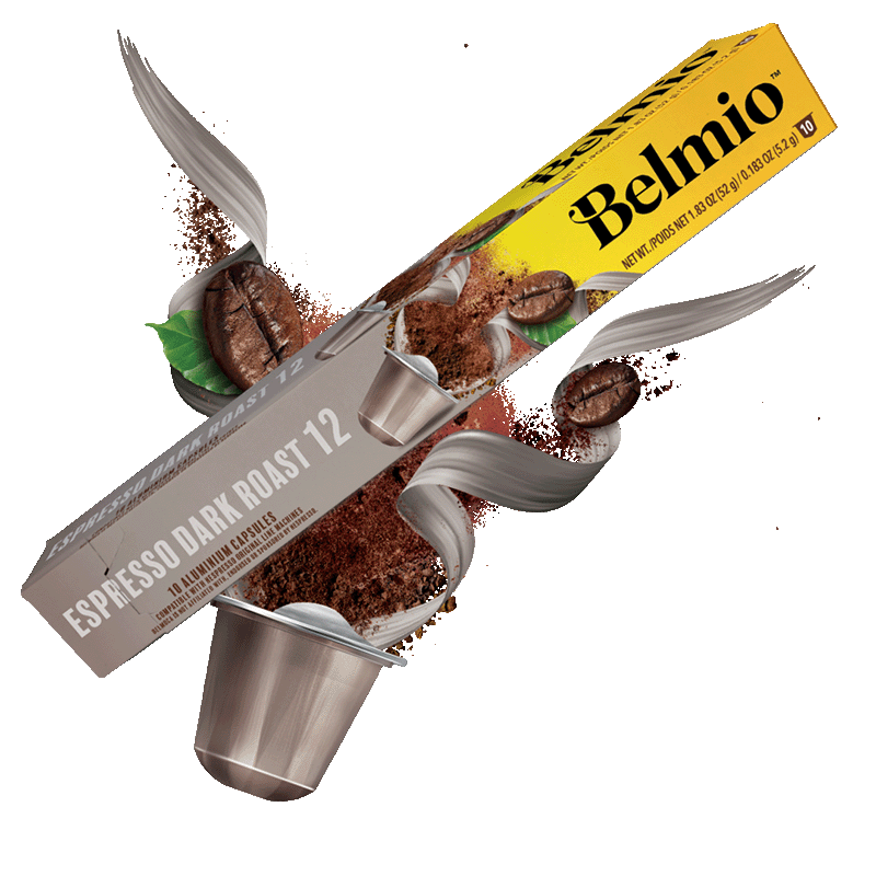 BELMIO Espresso Dark Rosat Nespresso kompatibilis kapszula