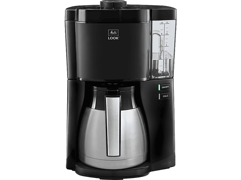 Melitta look® Therm Filterkaffeemaschine Schwarz matt