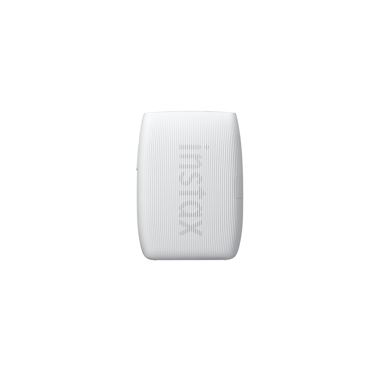 White, ribbed, cylindrical device with the brand name 'AVANT' on it.