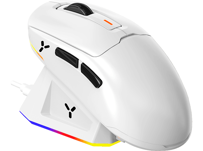 ISY IGM-6000-WT kabellose Gaming Maus, Weiß