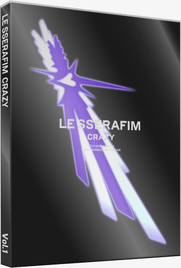 Le Sserafim - Crazy (Vol. 1) (CD + könyv)