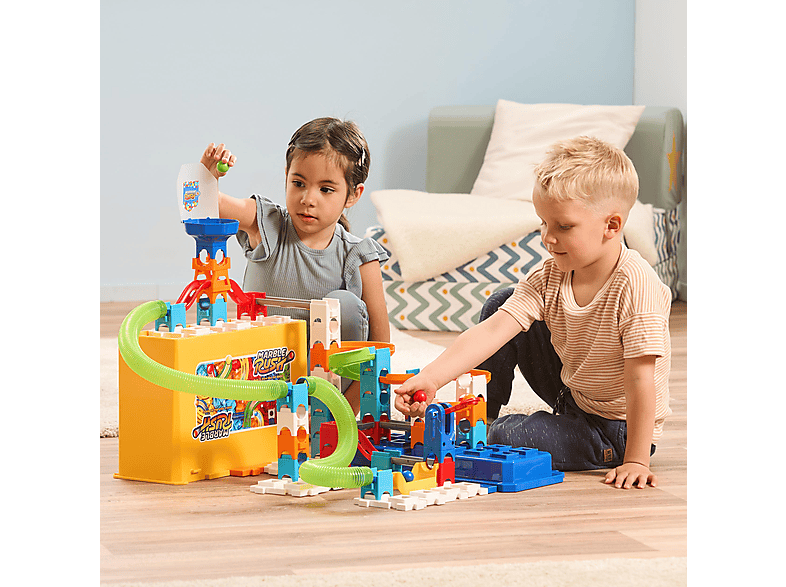 Thumbnail - VTECH Marble Rush - Build & Store Box Set M400 Interaktive Kugelbahn , Mehrfarbig