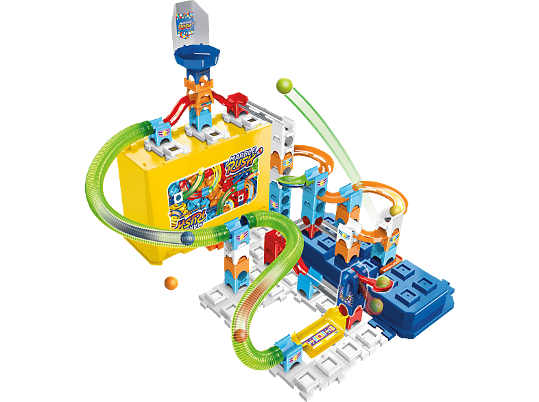 VTECH Marble Rush - Build & Store Box Set M400 Interaktive Kugelbahn , Mehrfarbig