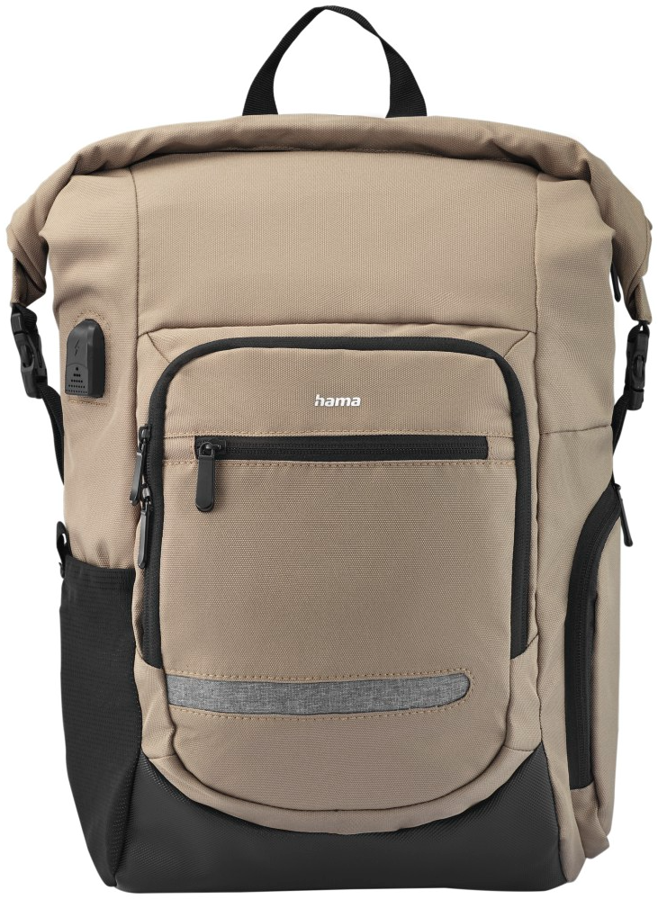 HAMA Terra Roll Top Notebook hátizsák, 15,6", bézs (217238)