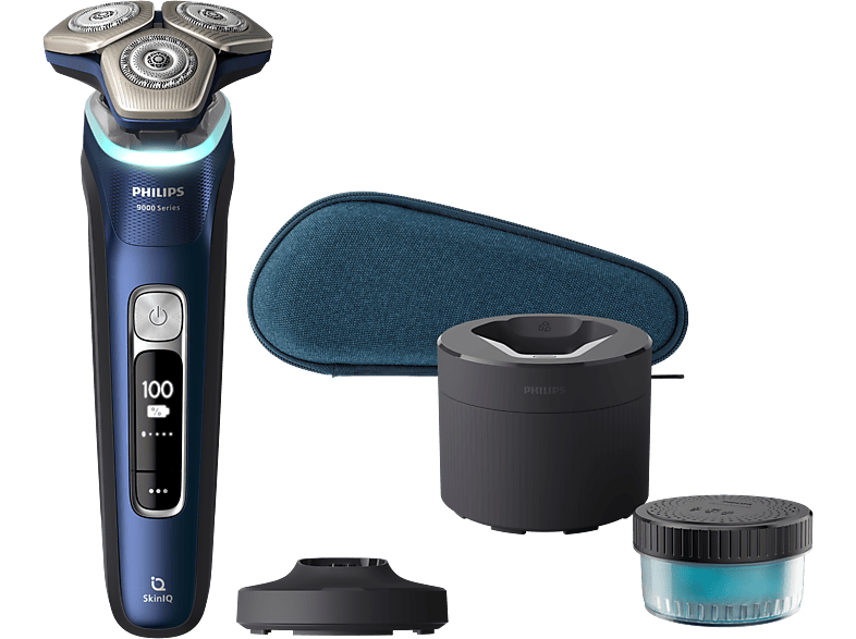 Philips Limited Edition 9000 Series Space-grade Steel S9980/54 Scheerapparaat Blauw
