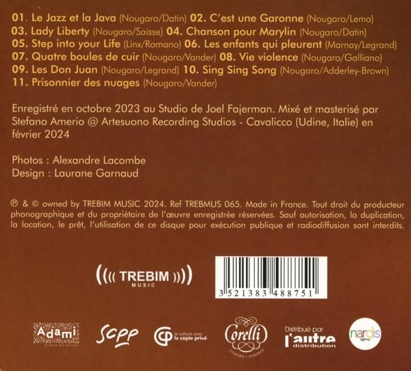 CD-Hülle mit Text über Musik, einem Barcode und Logos von Musiklabels.