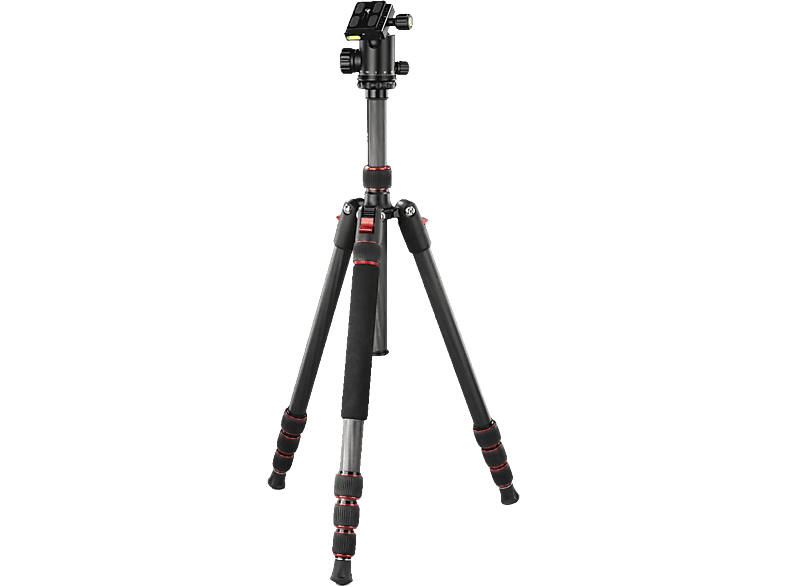 HAMA Ramble II Duo Carbon Dreibeinstativ, Carbon, Höhe offen bis 160 cm